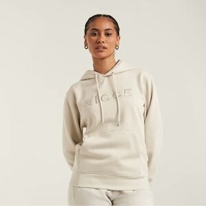 NICCE London gray/white hoodie sweatshirt. Size Small. Great condition.